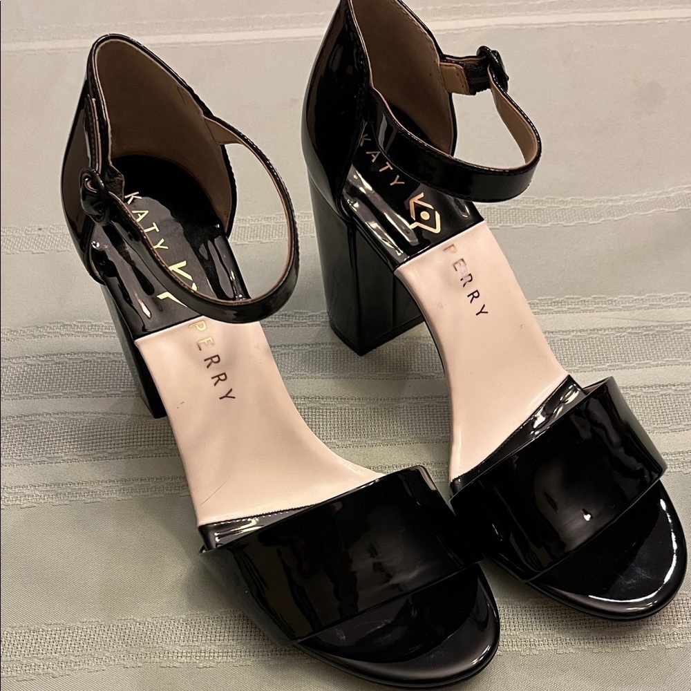 Katy Perry Collections Glossy Black Heels